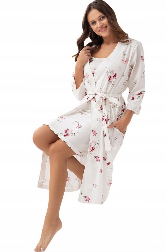 LUNA SZLAFROK DAMSKI BAWEŁNA 376 XL/42