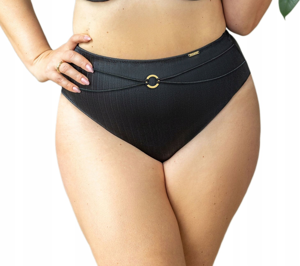 KRISLINE FIGI KĄPIELOWE BRIEFSHIGWAIST BORA BORA CZARNE M / 38/40